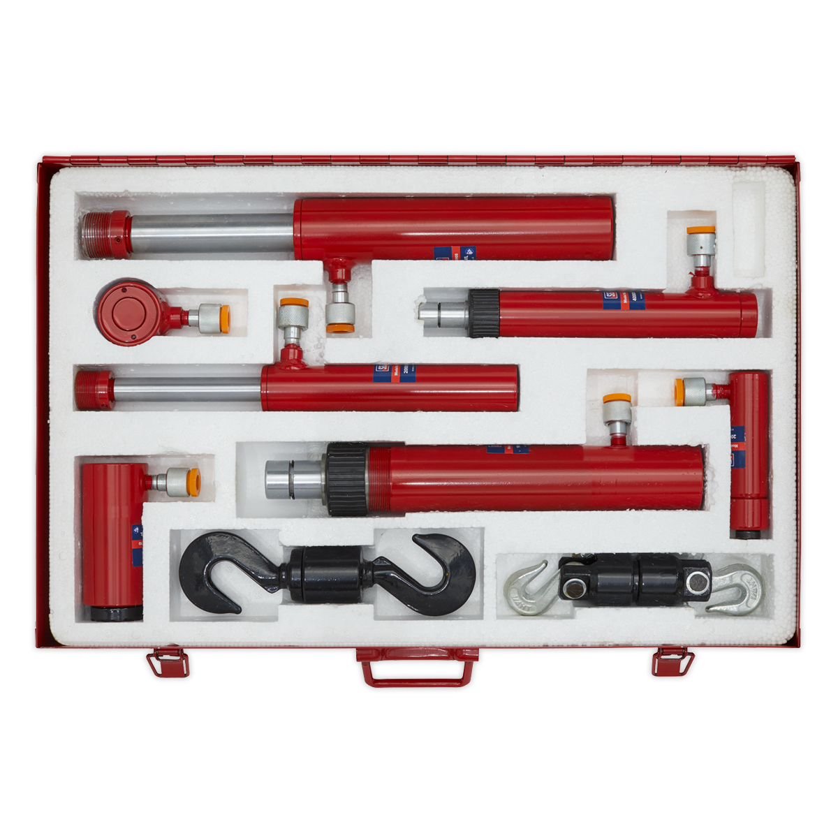 Sealey Specialist Push And Pull Ram Set 2 Tonne - 10 Tonne Garage RE97XCKIT