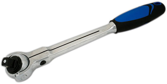 LASER 3521 Reversible Ratchet Cylindrical 1/2" Drive Chrome Vanadium 72 Teeth