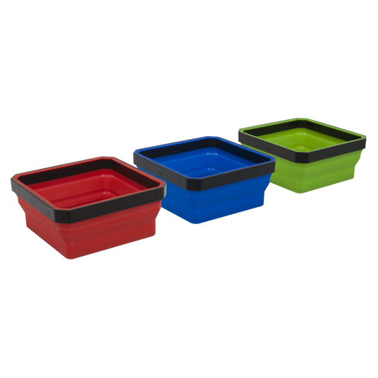 Sealey Parts Tray Collapsible Magnetic Set From ABS + Silica Gel APCSTS