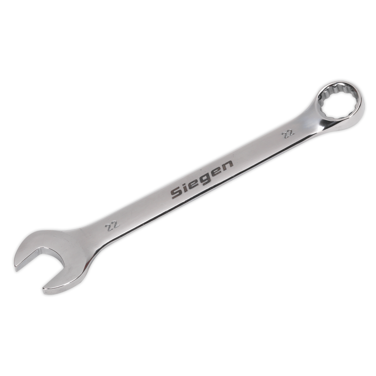 Sealey WallDrive Combi Spanner Chrome Vanadium Steel Polished Finish 22mm S01022
