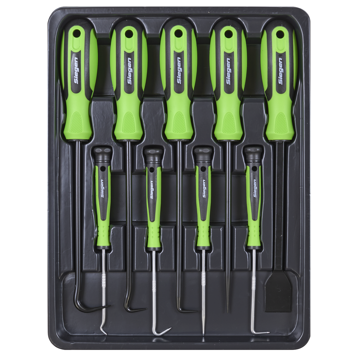 Sealey Scraper & Hook Set With Ergonomically Styled Handles 9 Pieces S01103