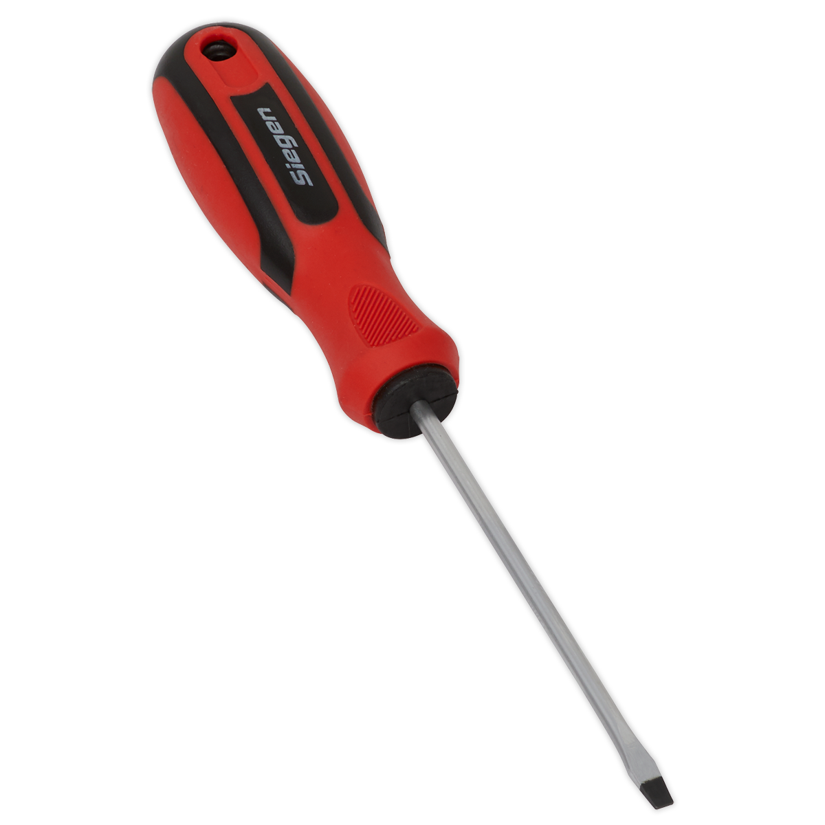 Sealey Screwdriver Slotted With Contoured Soft Grip Handle 3 x 75mm S01171
