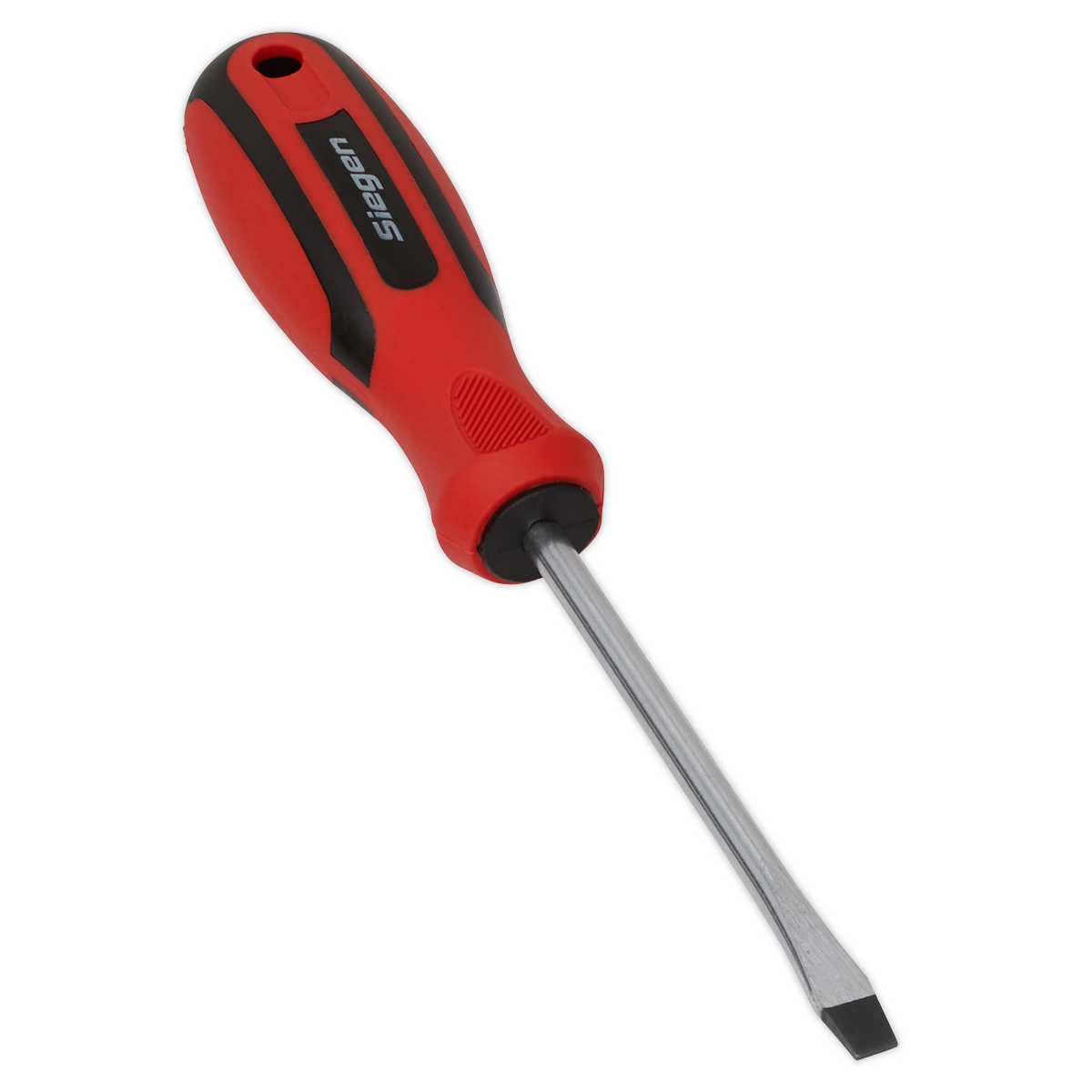 Sealey Screwdriver Slotted With Contoured Soft Grip Handle 6 x 100mm S01174