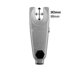LASER 0282 Ball Joint Separator Puller Tool Steel Scissor Type Jaw 30mm