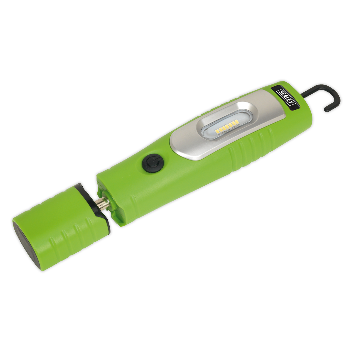 Sealey Rechargeable Inspection Lamp 360 Degree 7 SMD 3W SMD LED Green LED3602G