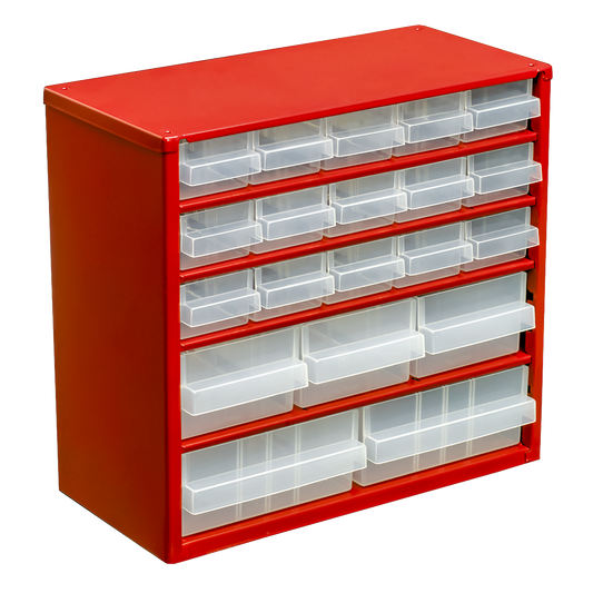 Sealey Cabinet Box With 20 Polypropylene Drawers - Wall Mountable APDC20