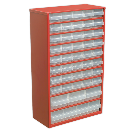 Sealey Cabinet Box 44 Polypropylene Drawers Wall Mountable/Freestanding APDC45