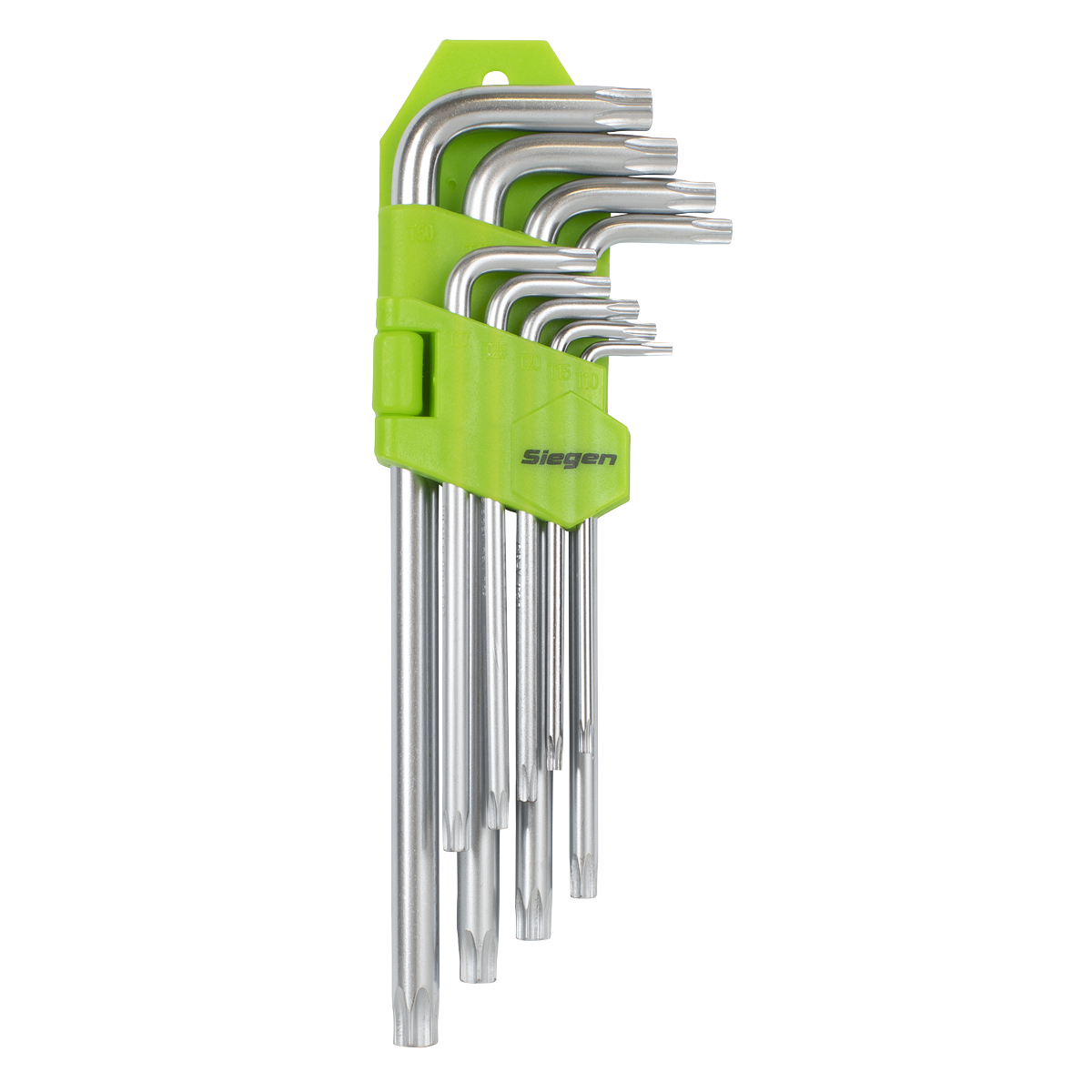 Sealey TRX Star Key Set Long 9 Pieces T10-T50 62.5-177mm Chrome Vanadium S01262