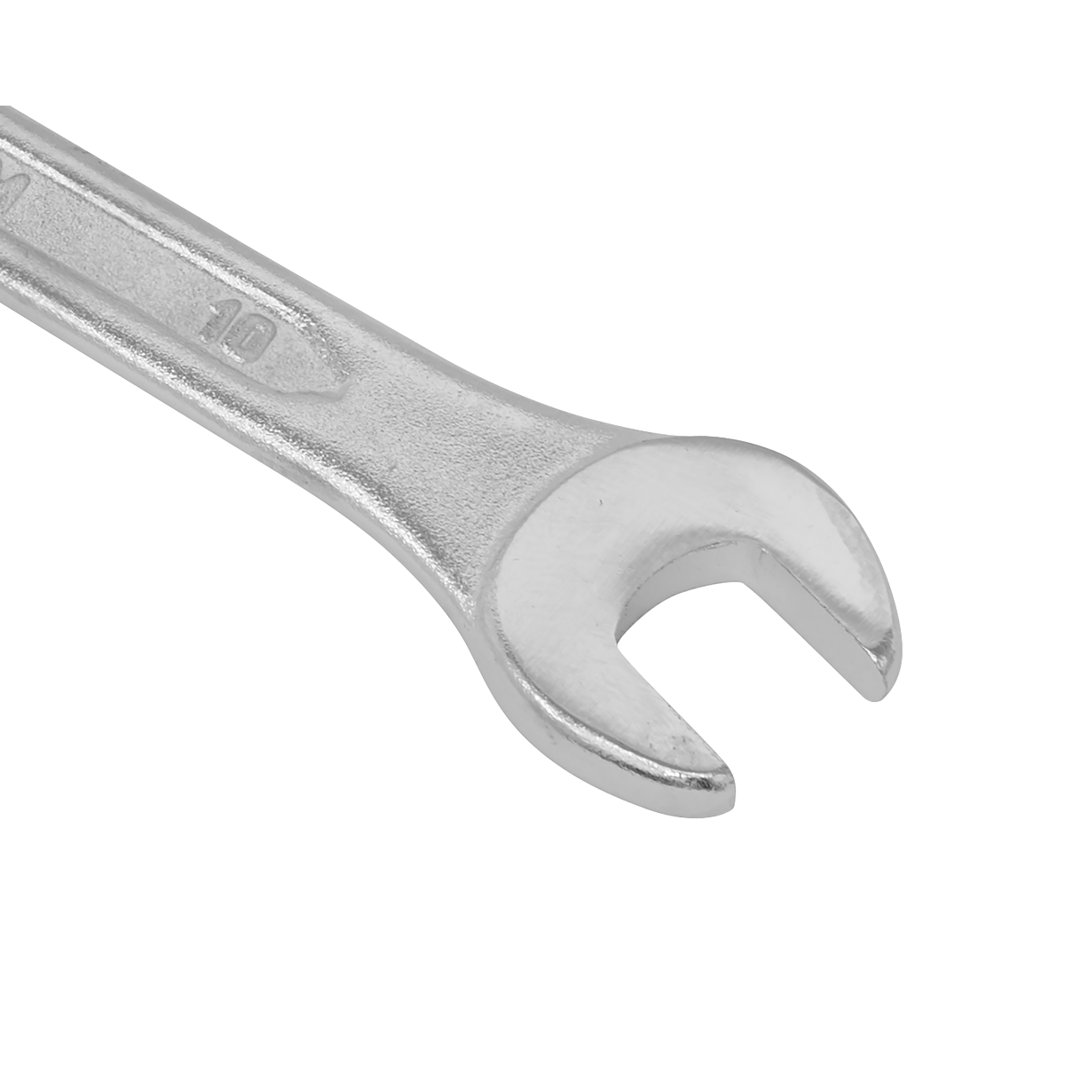 Sealey Combination Spanner Chrome Vanadium Steel Fully Polished Heads 10mm S0410