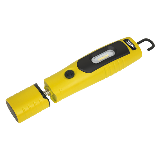 Sealey Rechargeable Inspection Lamp 360 Degree 7 SMD 3W SMD LED Yellow LED3602Y