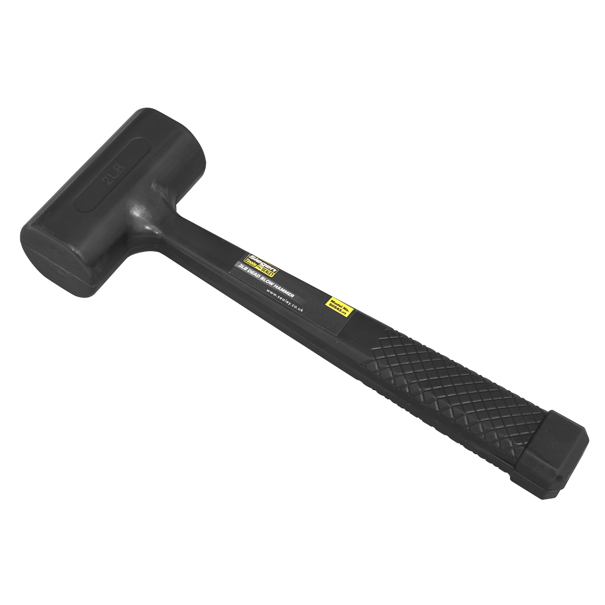 Sealey Dead Blow Hammer With Shot-Loaded Head Blows Without Rebound 2lb S0543