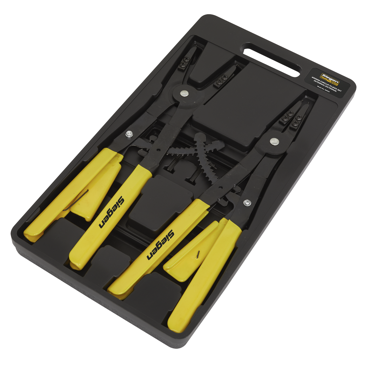 Sealey Circlip Pliers Set Internal/External With PVC Handles 400mm S0554