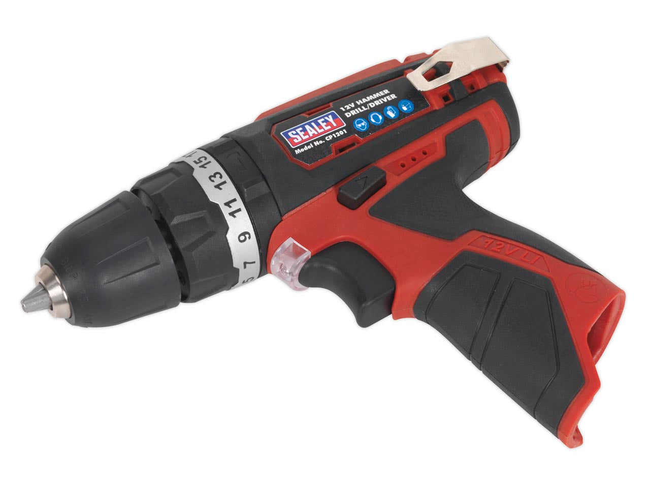 Sealey 12V SV12 Series Ø10mm Cordless Combi Drill Compact - Body Only CP1201