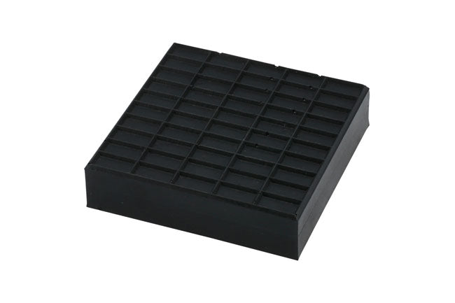 LASER 62586 Square Profile Lifting Pads 4pc 100 x 100 x 25mm Universal Jack Pads