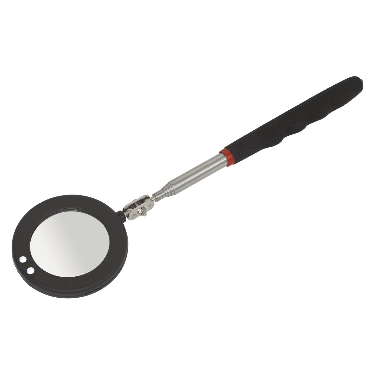 Sealey Telescopic Inspection Mirror With LED Light 290/870mm Ø55mm S0947