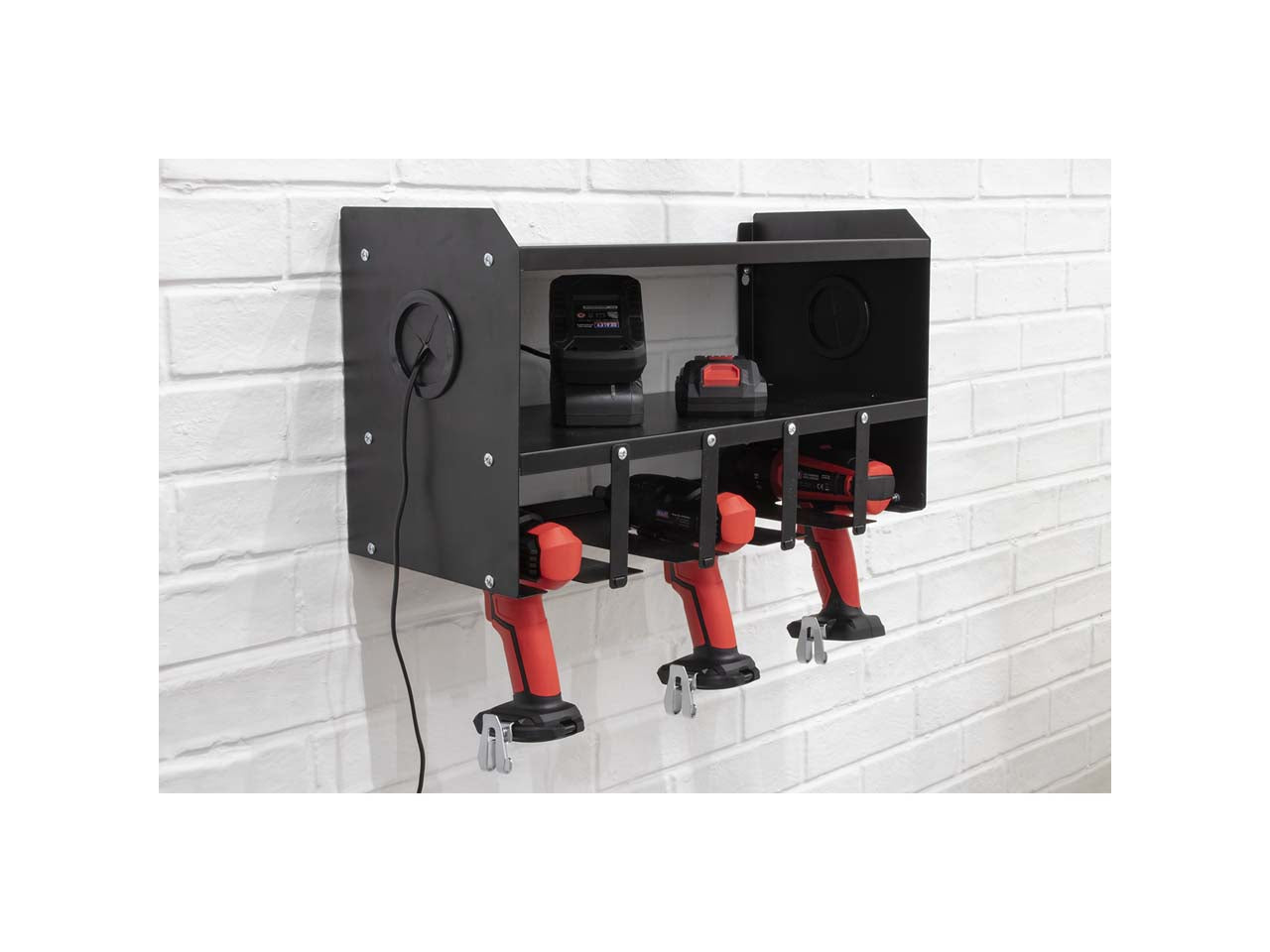 Sealey Power Tool Storage Rack Organiser Holder With Wall Mounting PTSR5
