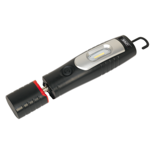 Sealey Rechargeable Inspection Lamp 360 Degree 7 SMD 3W SMD LED Black LED3602