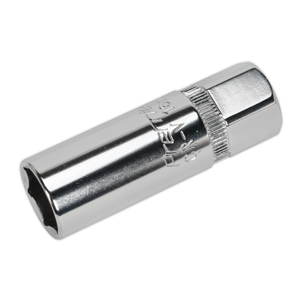 Sealey Spark Plug Socket 16mm 3/8" Square Drive Chrome Vanadium Steel S38SP10
