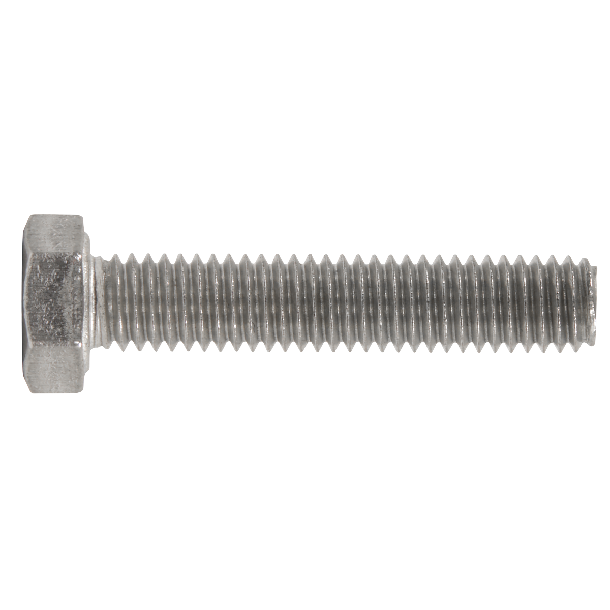 Sealey Stainless Steel Hex Head Set Screw DIN 933 M5 X 25 A2 50 Pieces S525