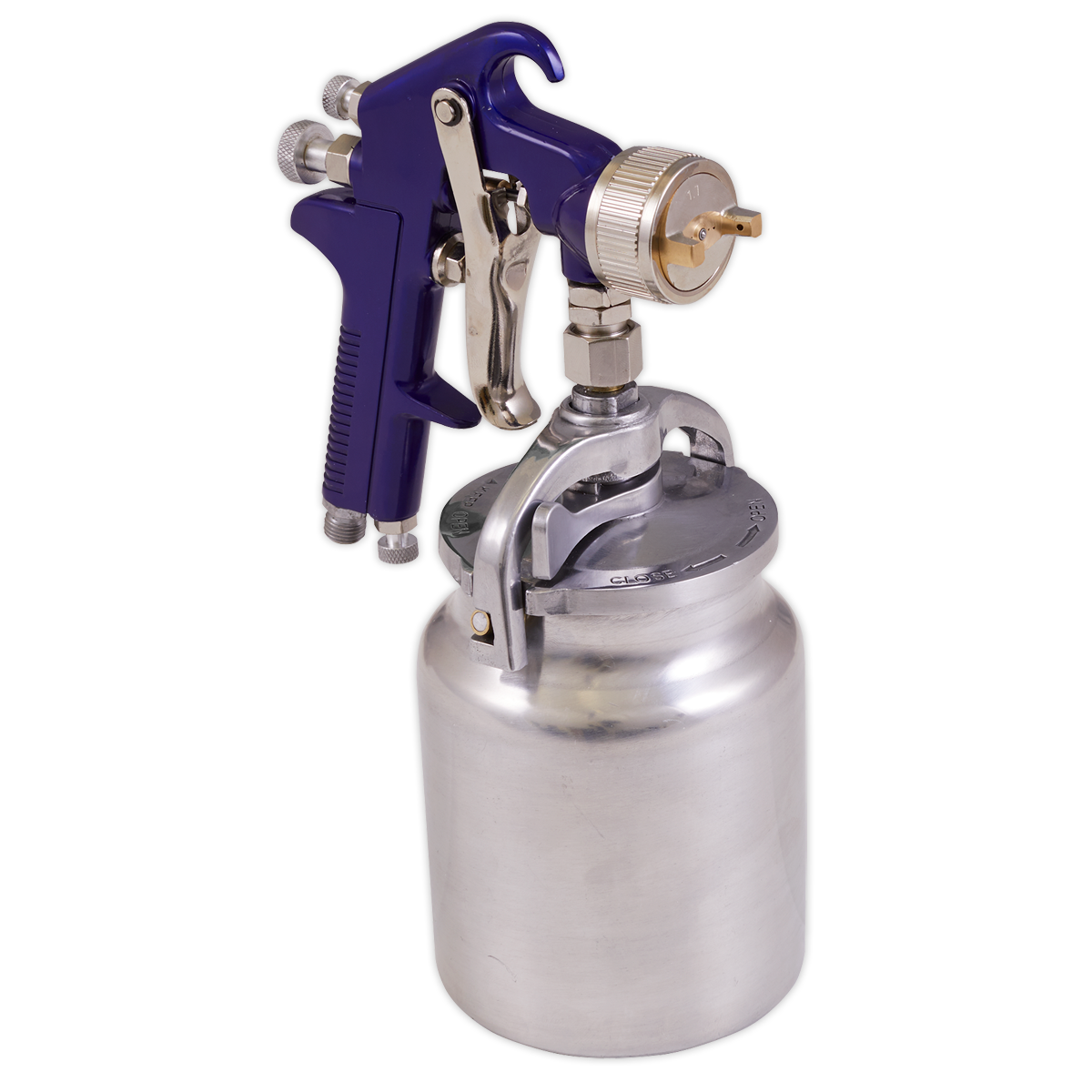 Sealey Suction Feed Spray Gun 1.7mm Set-Up Maintenance Tools Included S717