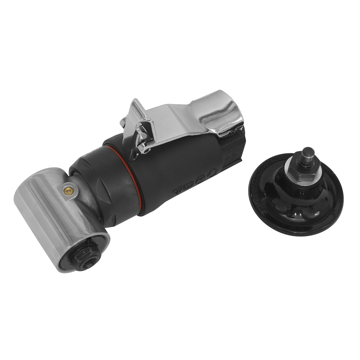 Sealey Mini Air Sander With Quick Change Backing Pad and Wrenches 50mm SA1003