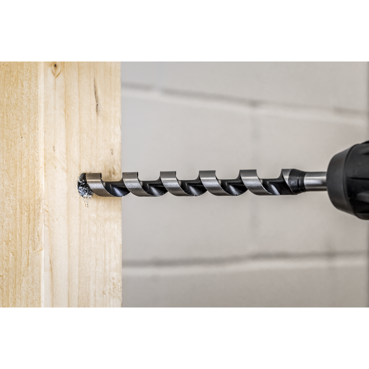 Sealey SDS Plus Auger Wood Drill Fully Hardened 13 x 235mm Silver SA13X235