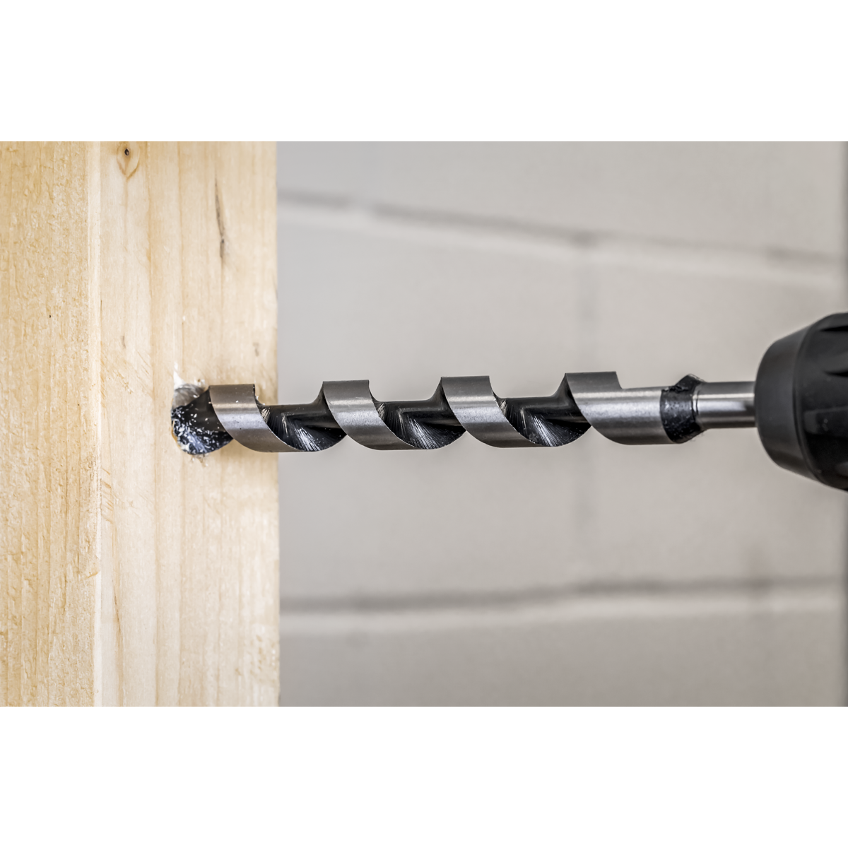Sealey SDS Plus Auger Wood Drill Fully Hardened 16 x 235mm Silver SA16X235
