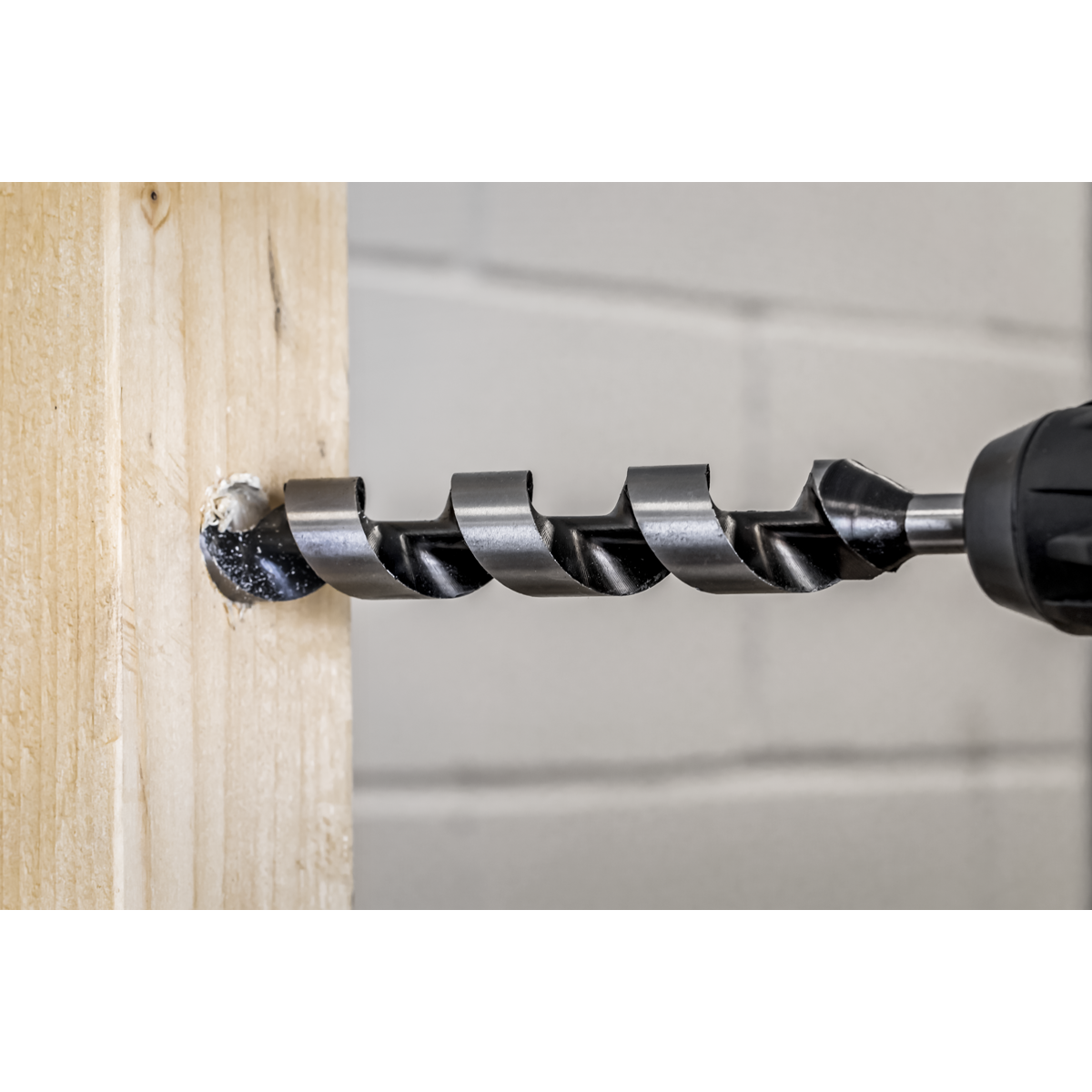 Sealey SDS Plus Auger Wood Drill Fully Hardened 22 x 235mm Silver SA22X235