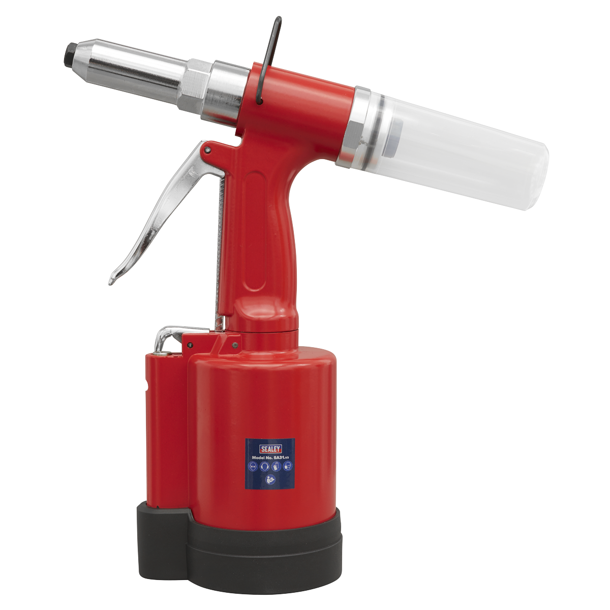 Sealey Air Riveter Trigger Operated With Hardened Steel Jaw Assembly SA31