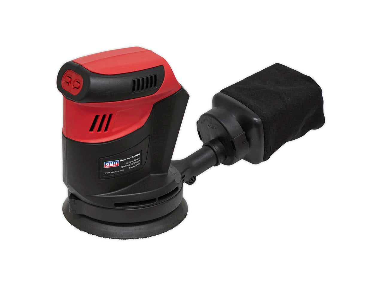 Sealey SV20 Series Random Orbital Palm Sander 20V 125mm - Body Only CP20VOS
