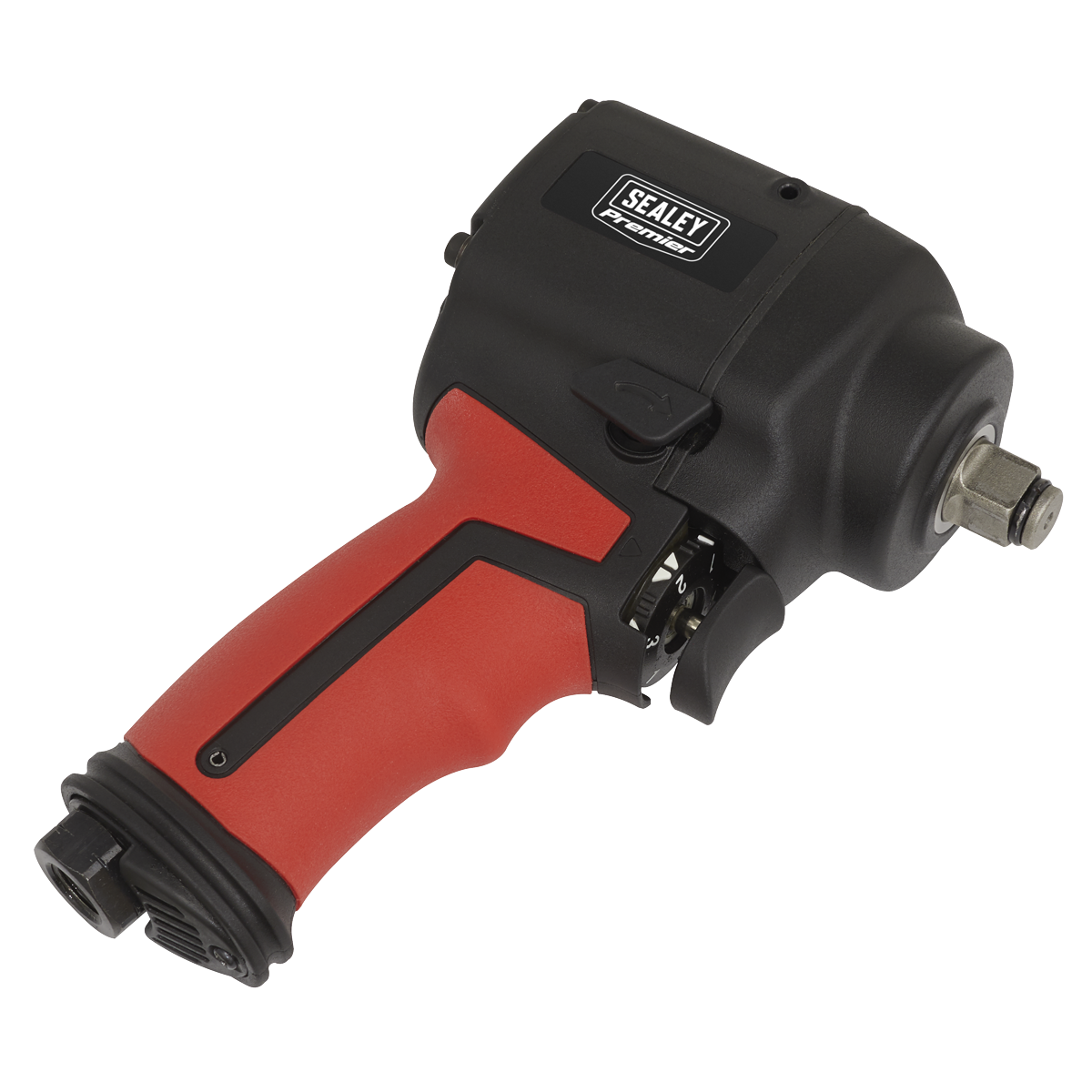 Sealey 1/2" Square Drive Stubby Air Impact Wrench - Twin Hammer 7800 RPM SA6002S