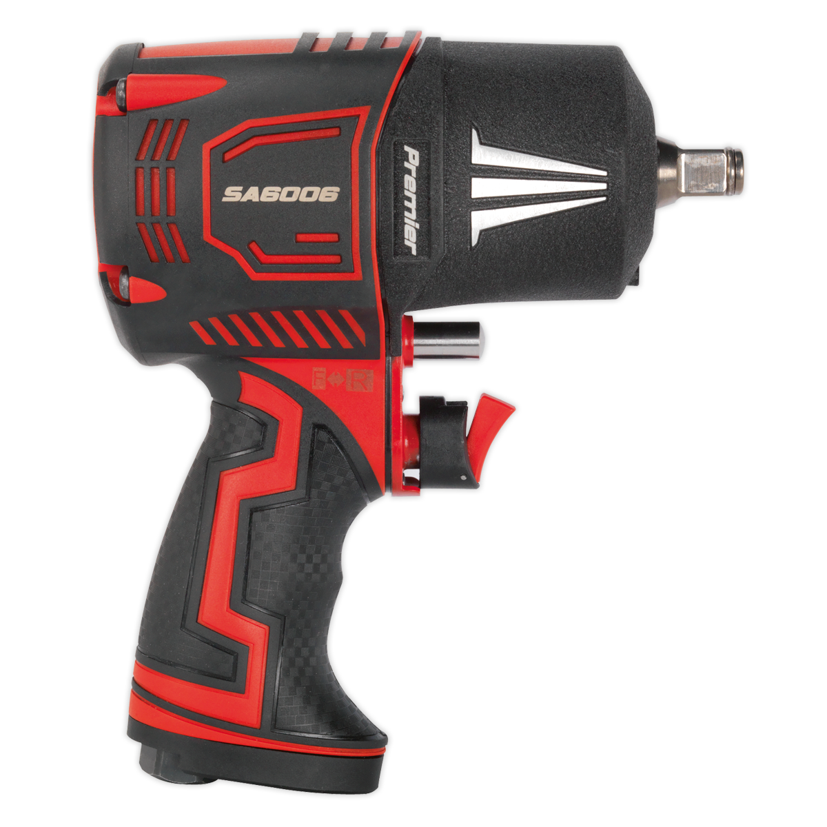 Sealey 1/2" Square Drive Composite Air Impact Wrench Twin Hammer 9000 RPM SA6006