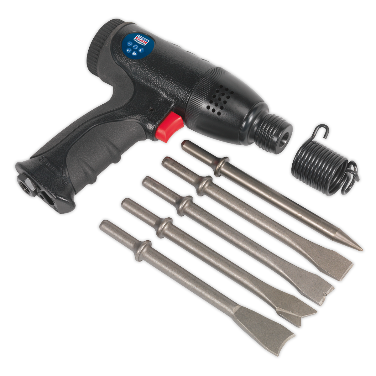 Sealey Air Hammer Kit Composite Premier - Medium Stroke Low Vibration SA613