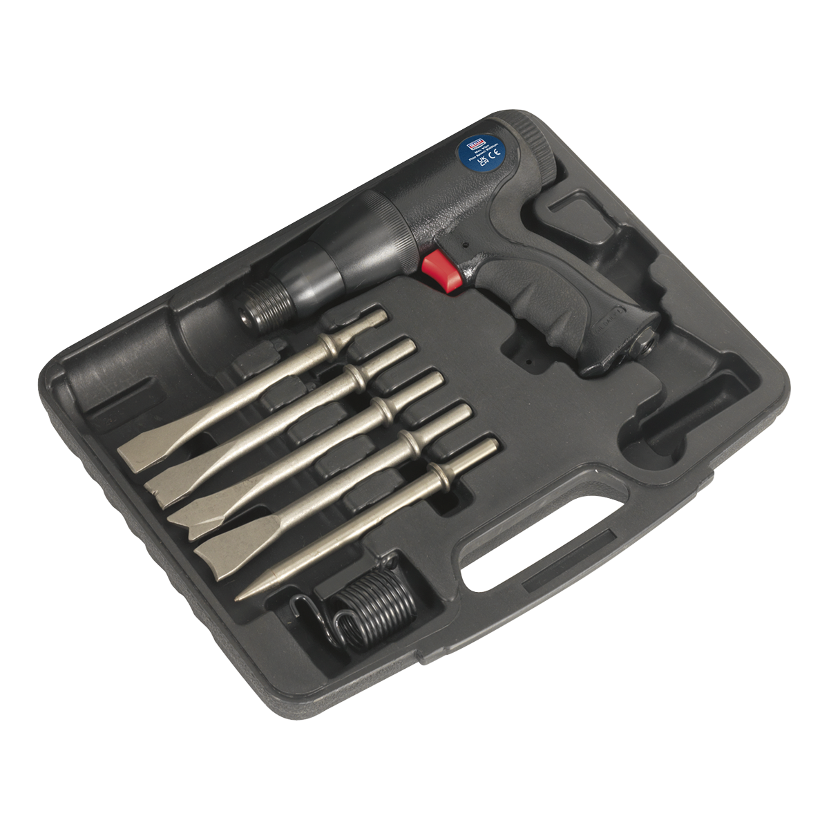 Sealey Air Hammer Kit Composite Premier - Long Stroke Low Vibration SA614