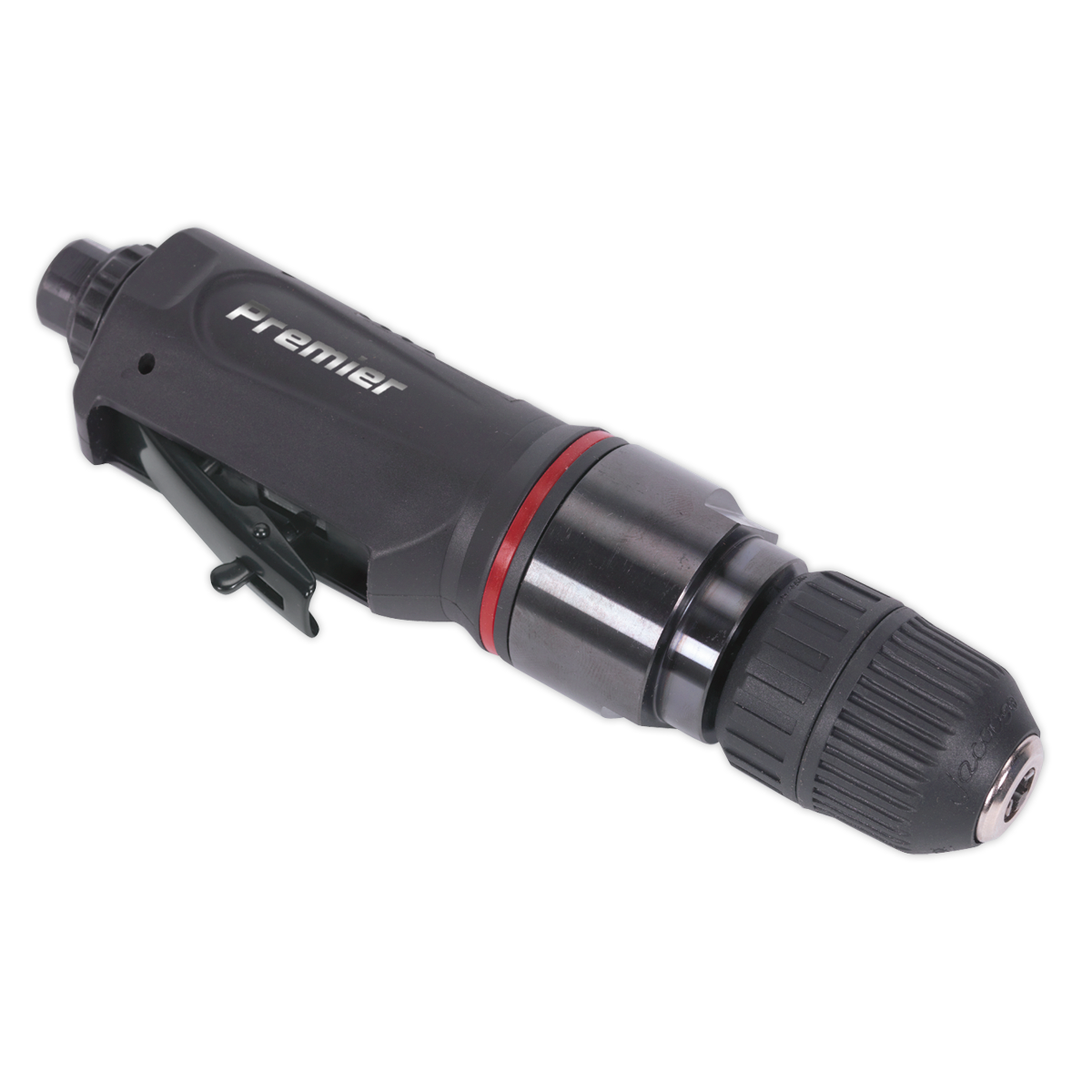 Sealey Ø10mm Straight Air Drill With Jacobs Keyless Chuck 500 RPM SA622