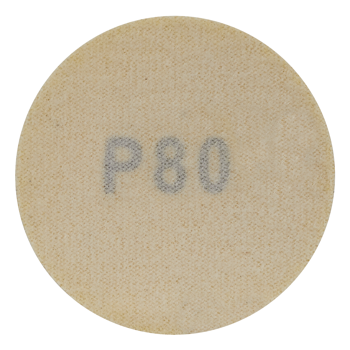 Sealey Hook-and-Loop Sanding Disc Ø50mm 80 Grit Pack Of 10 White SA701D80G