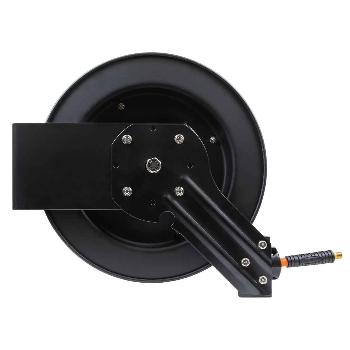 Sealey Retractable Metal Reel 15m Ø10mm ID High-Visibility Hybrid Air Hose