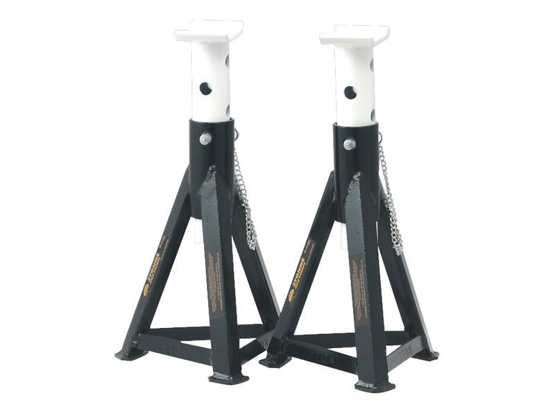 Sealey 2x Axle Stands Heavy Duty Lift 3 Tonne Capacity/Stand - White AS3