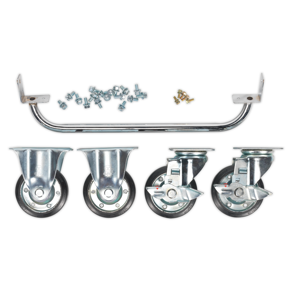 Sealey Industrial Handle & Wheel Kit For 565mm Tool Cabinets Silver API565KIT