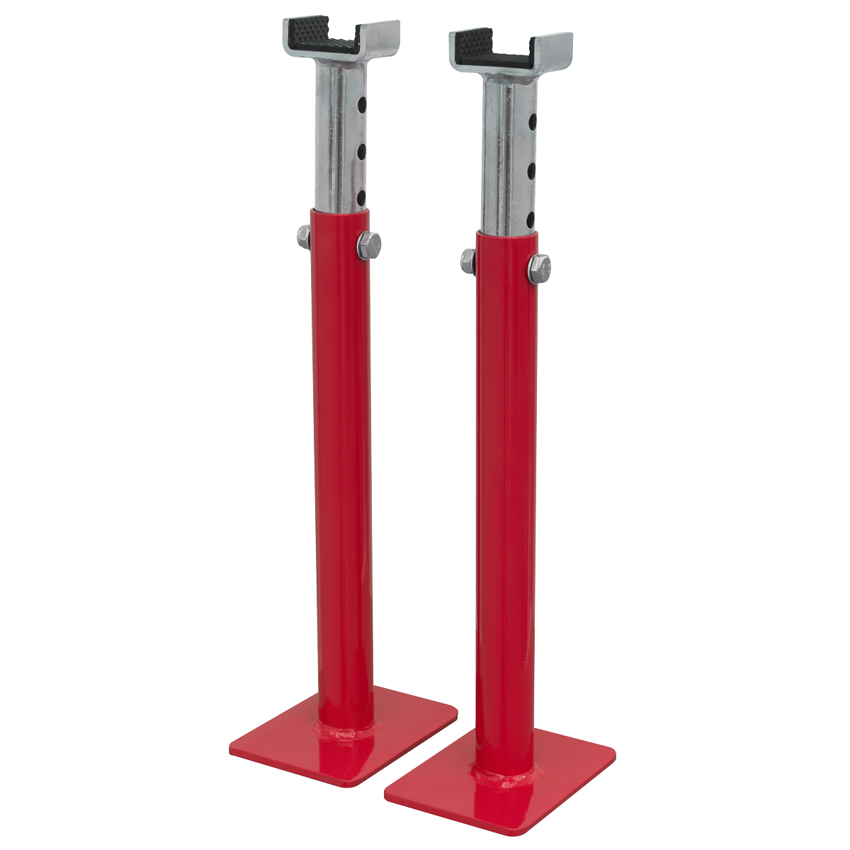 Sealey Swingarm Stands All Steel Construction Bolted Height Adjustment SAS01