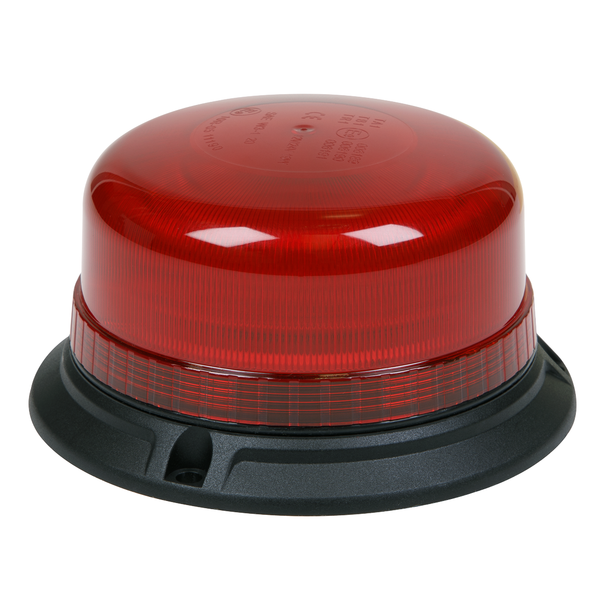 Sealey Warning Beacon SMD LED 12V 24V 3 x 6.5mm Bolt Fixing Red WB952LEDR