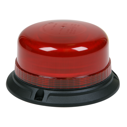 Sealey Warning Beacon SMD LED 12V 24V 3 x 6.5mm Bolt Fixing Red WB952LEDR