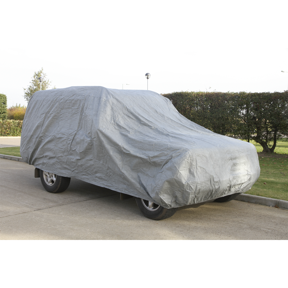 Sealey All Seasons Car Cover Waterproof 3-Layer Breathable - Large SCCL