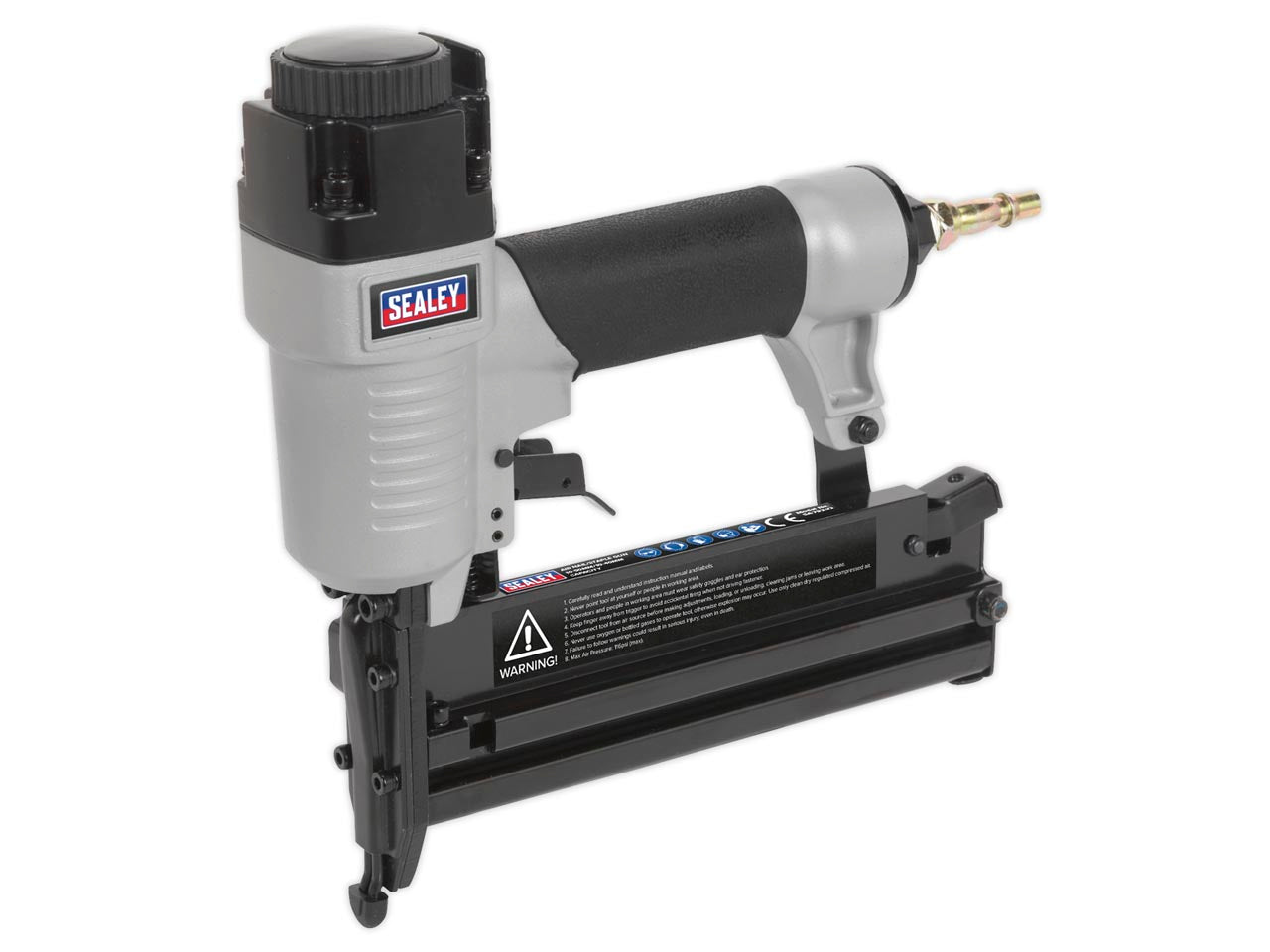 Sealey 10-50mm/10-40mm Air Nail/Staple Gun With Rubber Grip Handle SA792