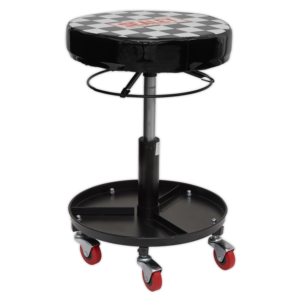 Sealey Pneumatic Mechanics Seat With Height Adjustment & Padded Cushion SCR15