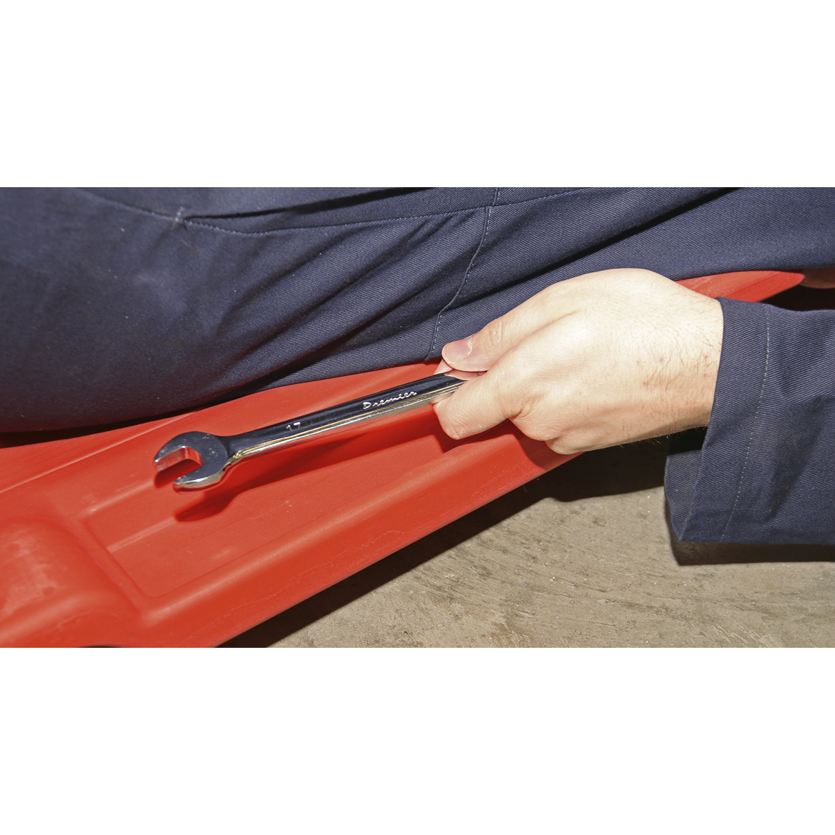 Sealey Composite Creeper With Six Ø75mm Castors Low Profile One-Piece SCR80