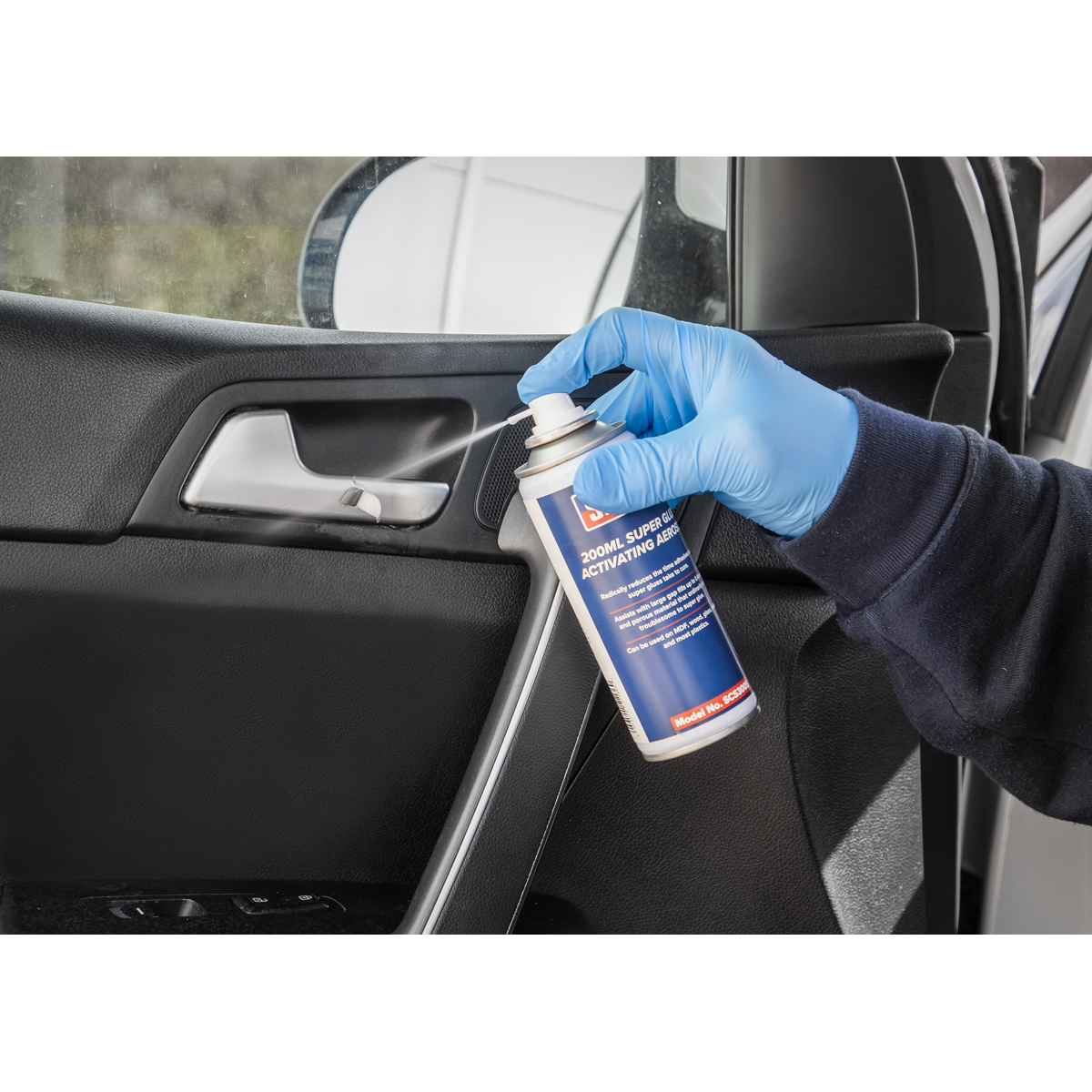 Sealey Super Glue Activating Aerosol For MDF/Wood/Glass/Metal 200mL SCS300S