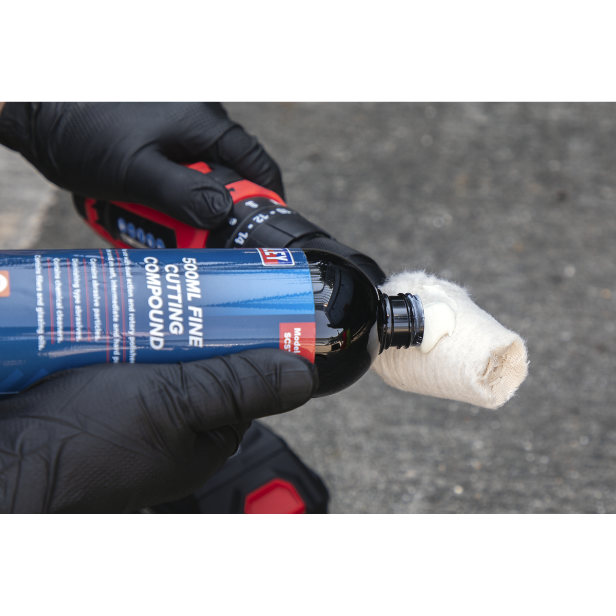 Sealey 500mL Fine Cutting Compound With Fillers & Glazing Oils 0.5 Litres SCS700