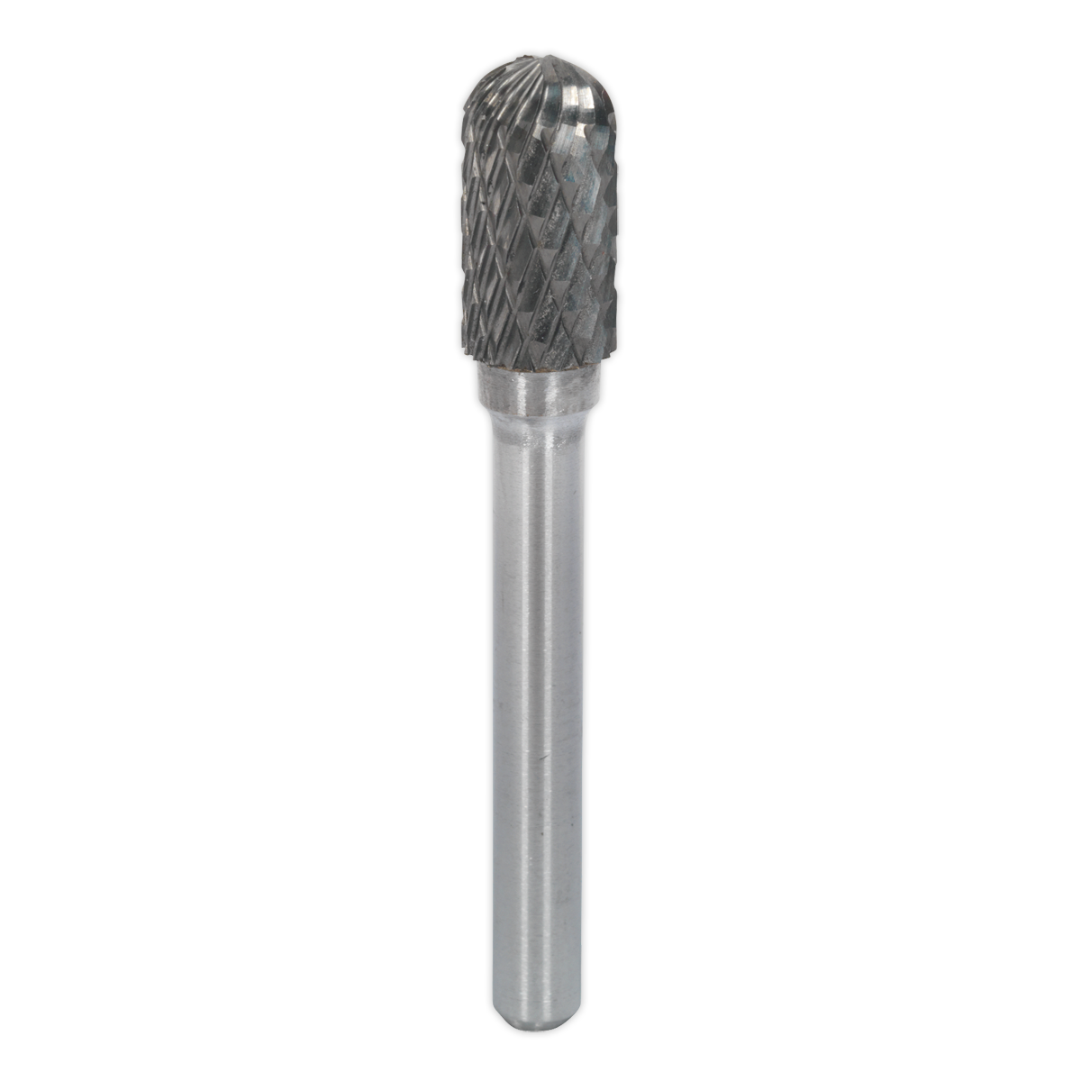 Sealey Ø10mm Cylindrical Ball Nose Tungsten Carbide Rotary Burr Silver SDB02