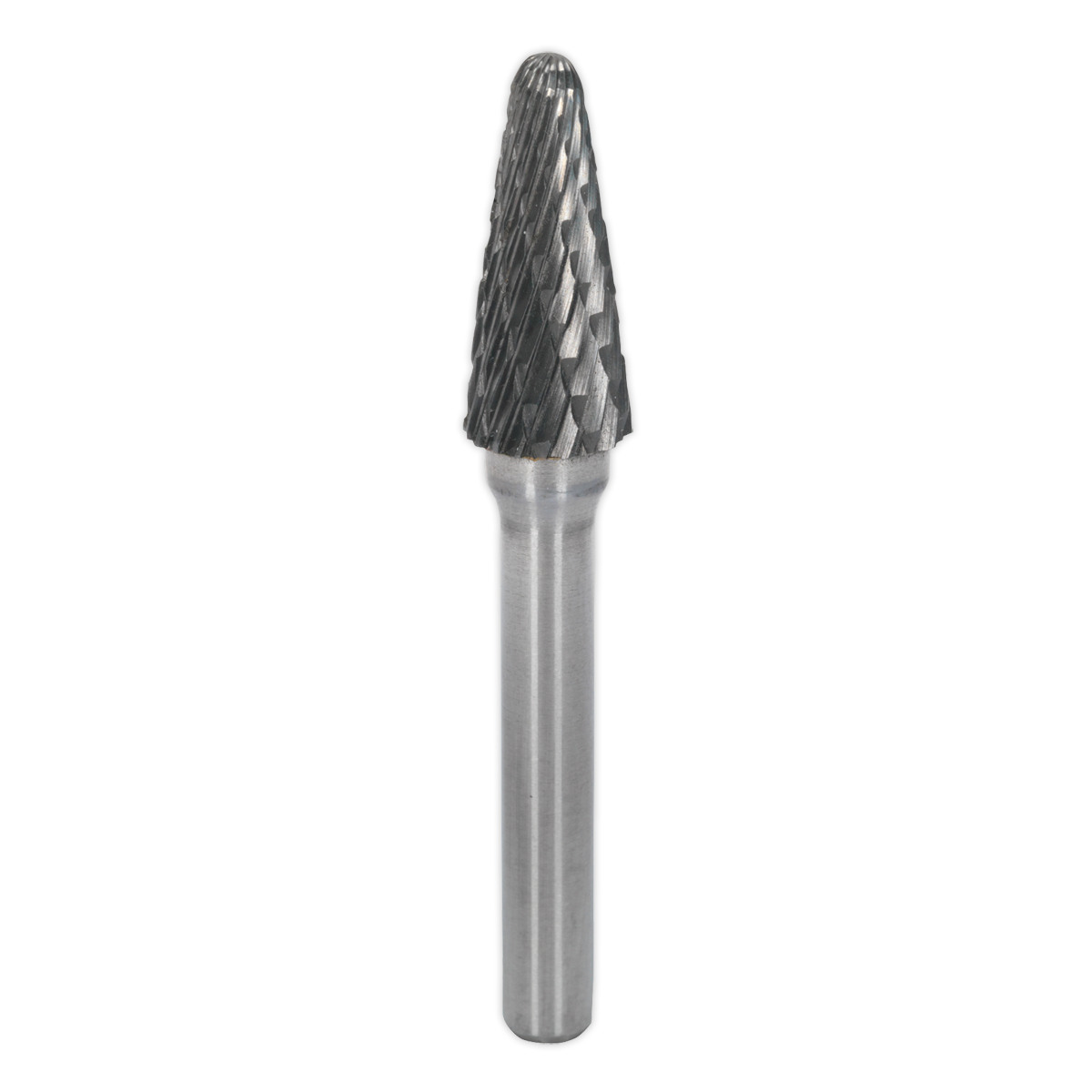 Sealey Ø10mm Conical Ball Nose Tungsten Carbide Rotary Burr Silver SDB06